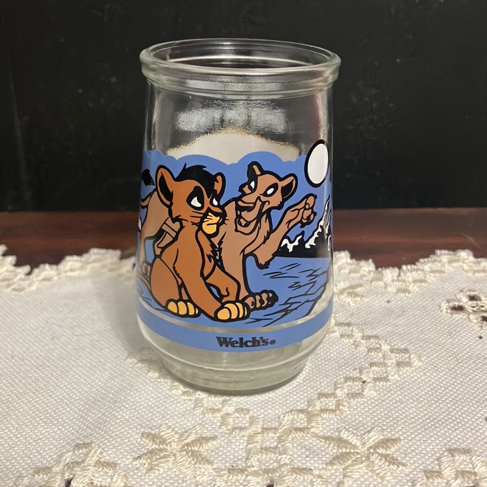 Lion King II Simba's Pride #3 Disney Welch's Jelly Jar Collectible Glass Cup